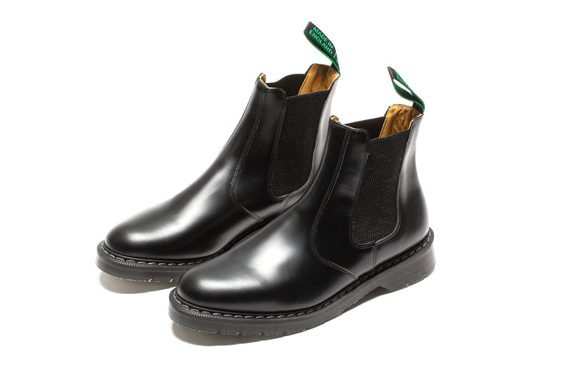 Solovair | Hi-Shine Dealer Boot Style # S0-900-BK-G Color : Black