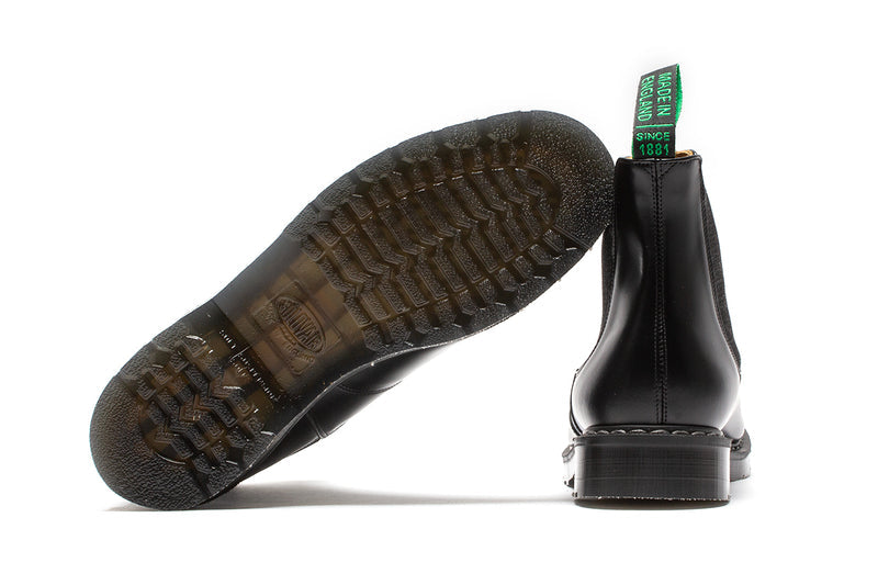 Solovair | Hi-Shine Dealer Boot Style # S0-900-BK-G Color : Black