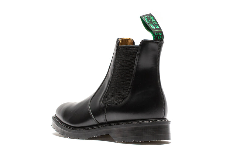 Solovair | Hi-Shine Dealer Boot Style # S0-900-BK-G Color : Black
