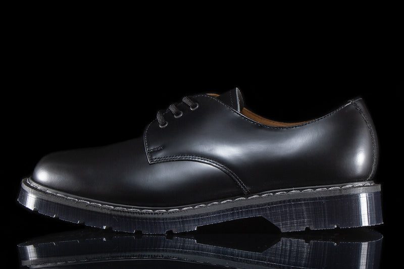 Solovair | Hi-Shine Gibson Style # S3-995-BK-G Color : Black