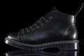 Solovair | Hi-Shine Monkey Boot Style # S7-116-BK-G Color : Black