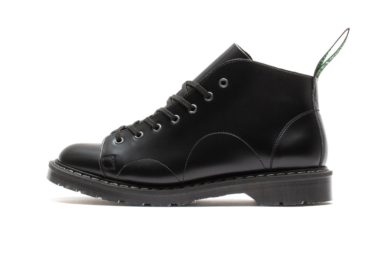 Solovair | Hi-Shine Monkey Boot Style # S7-116-BK-G Color : Black