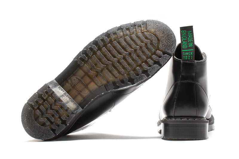 Solovair | Hi-Shine Monkey Boot Style # S7-116-BK-G Color : Black