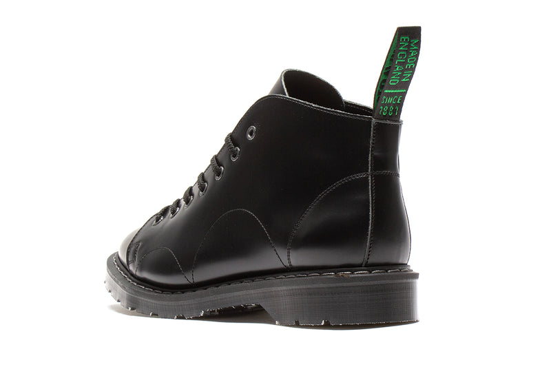 Solovair | Hi-Shine Monkey Boot Style # S7-116-BK-G Color : Black