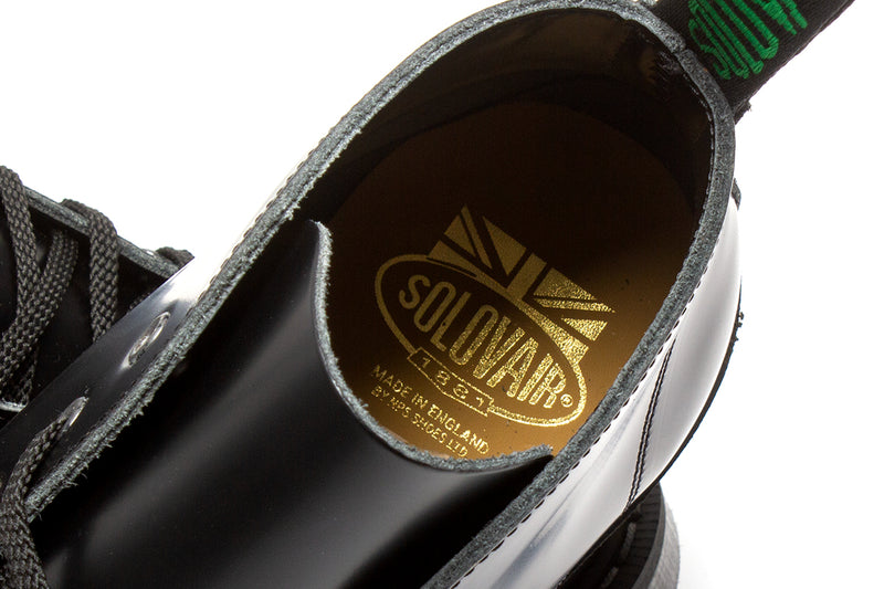 Solovair | Hi-Shine Monkey Boot Style # S7-116-BK-G Color : Black
