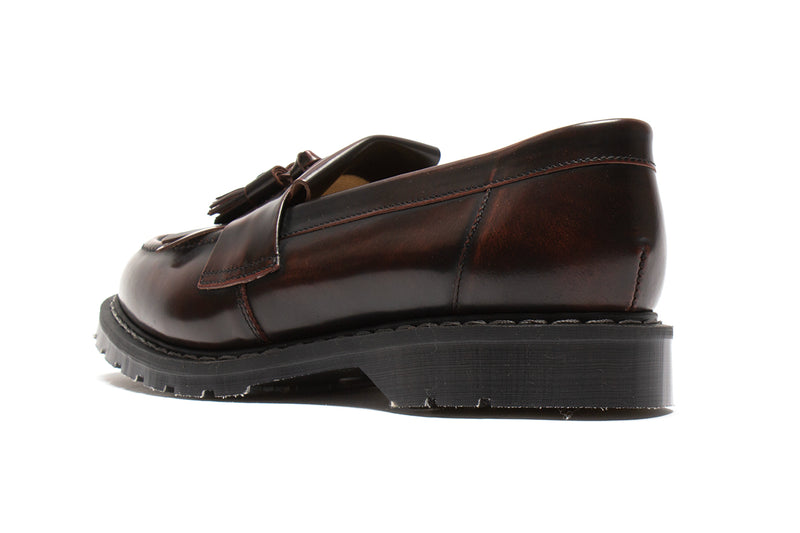 Solovair | Rub-Off Tassel Loafer Style # S0-1022-BUR-G-070 Color : Burgundy