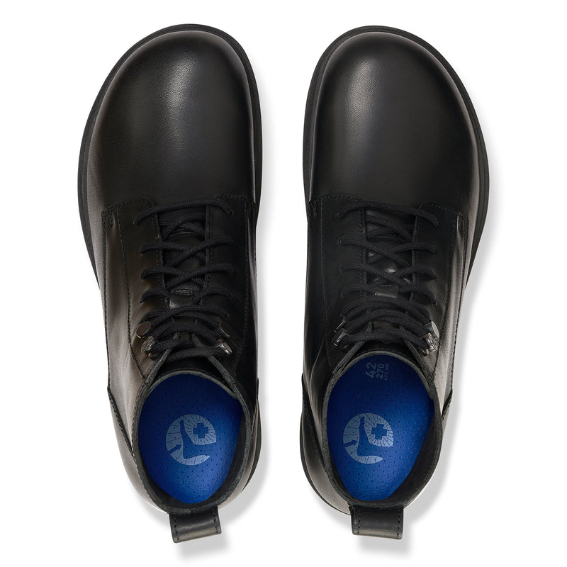 Highwood Lace Mid Black Leather
