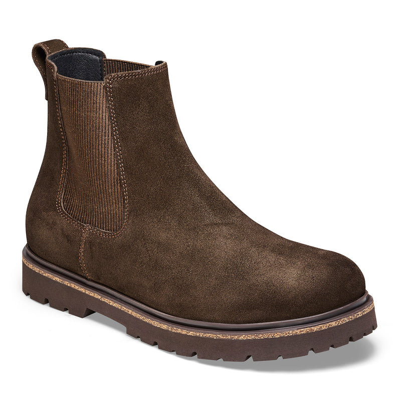 Highwood Men's Deep Blue Footbed Mocha Suede
