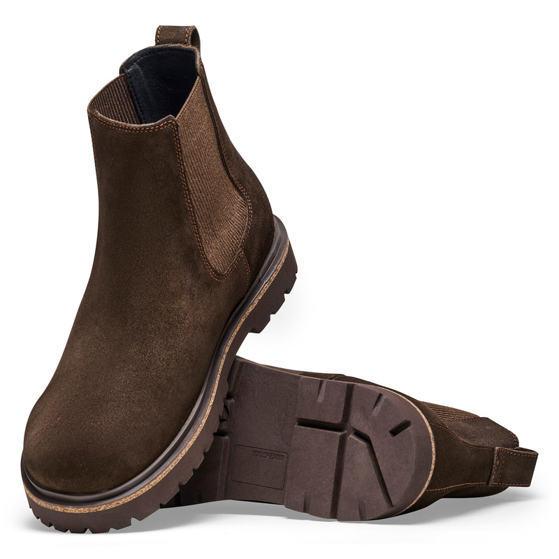 Highwood Men's Deep Blue Footbed Mocha Suede