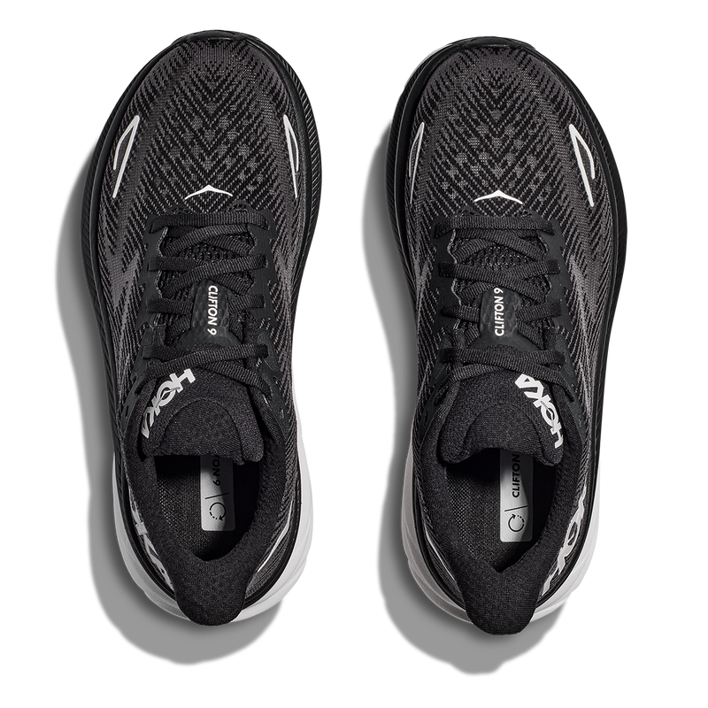 Hoka Clifton 9 - Black - White