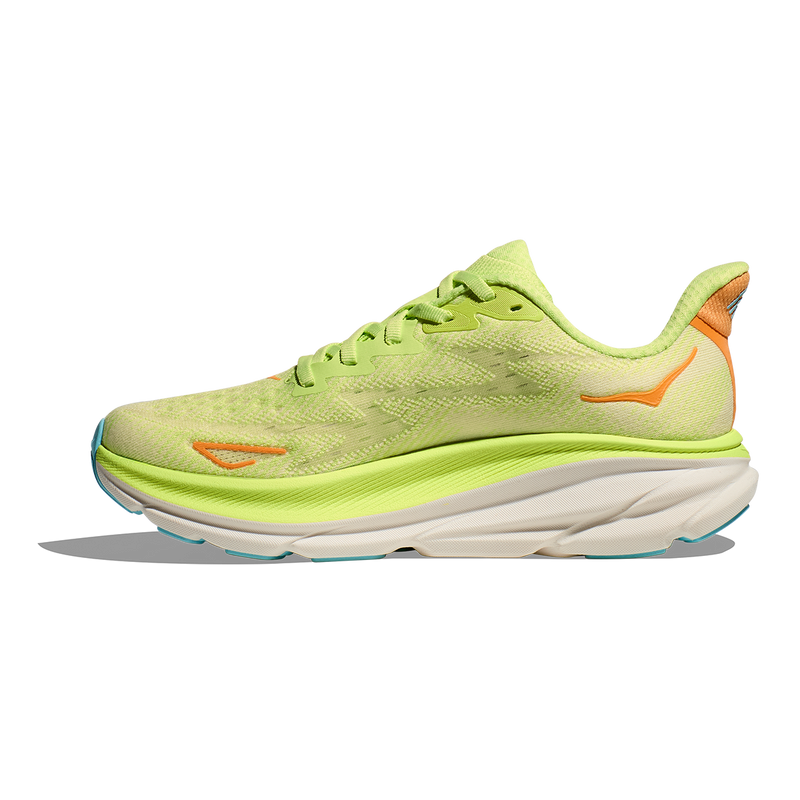 Hoka Clifton 9 - Lettuce - Solar Flare