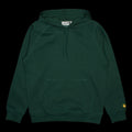 Carhartt WIP Hooded Chase Sweatshirt Style # I026384-1NV Color : Discovery Green / Gold