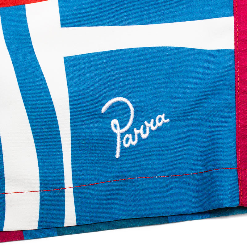 by Parra Hot Springs Pattern Swim Shorts  Multi