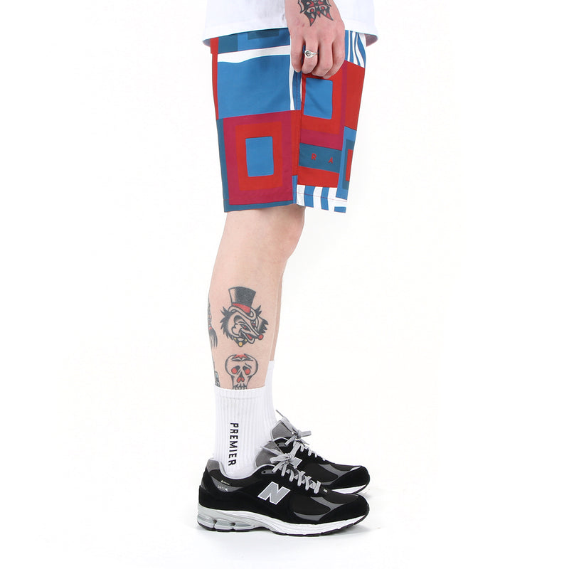 by Parra Hot Springs Pattern Swim Shorts Style # 49330 Color : Multi