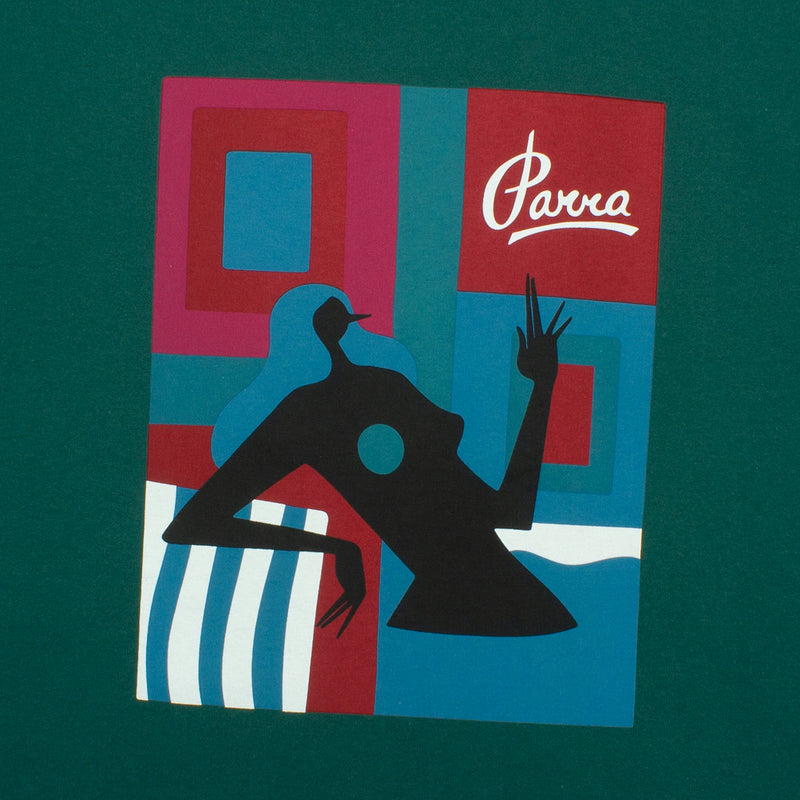 by Parra Hot Springs T-Shirt Style # 49300 Color : Pine Green