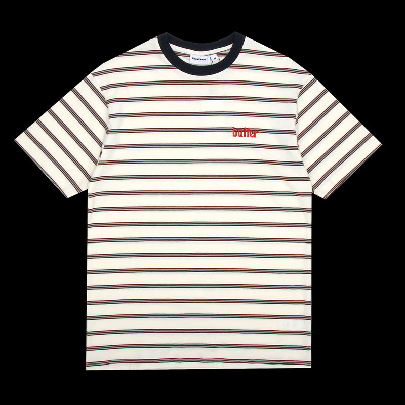 Butter Goods Hyde Stripe T-Shirt White