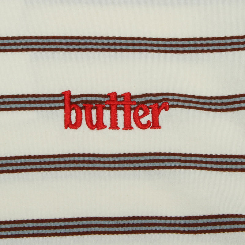 Butter Goods Hyde Stripe T-Shirt White