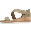 Women's Django & Juliette Inori in Khaki Leather. Sku: DJ15824H48LE