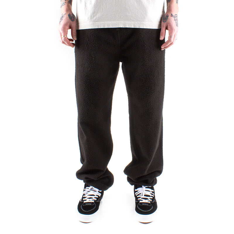 Stussy Inside Out Fleece Pant Black  Edit alt text