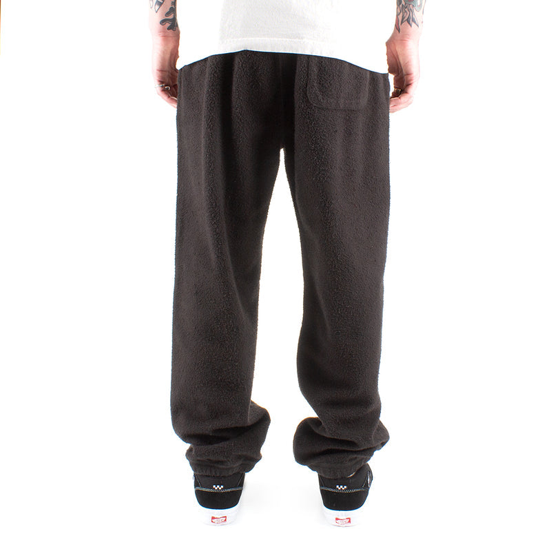 Stussy Inside Out Fleece Pant Black  Edit alt text