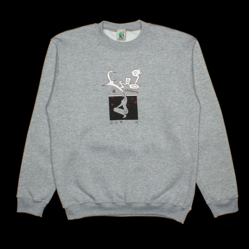 Frog | Instagram Ads Crewneck Color : Grey