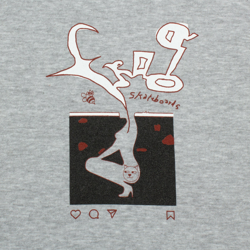 Frog | Instagram Ads Crewneck Color : Grey