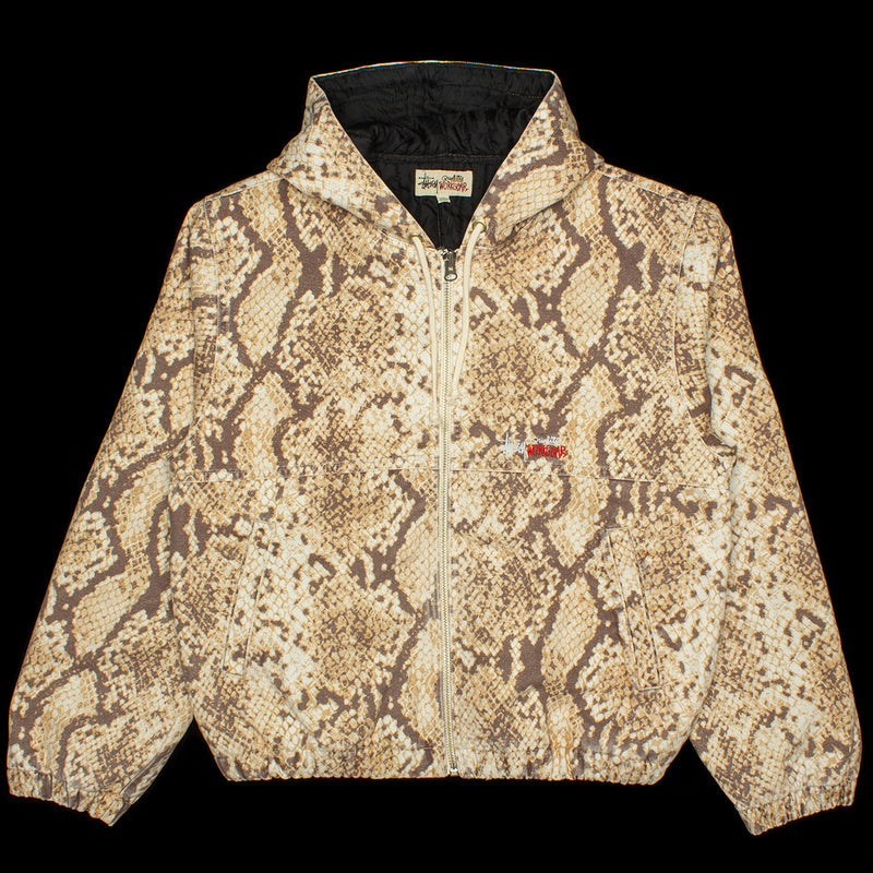 Stussy | Insulated Canvas Work Jacket Style # 115716 Color : Python