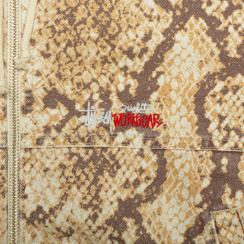 Stussy | Insulated Canvas Work Jacket Style # 115716 Color : Python
