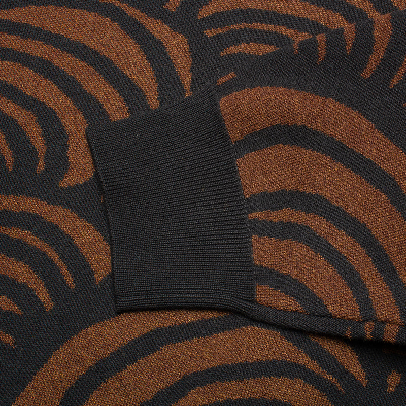 GX1000 | Jacquard ZK Sweater Color : Brown