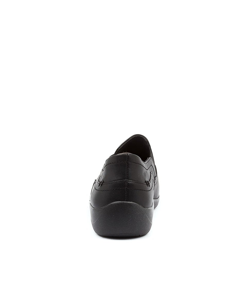 Women's Ziera Java in Black Leather sku: ZR10032BLALE