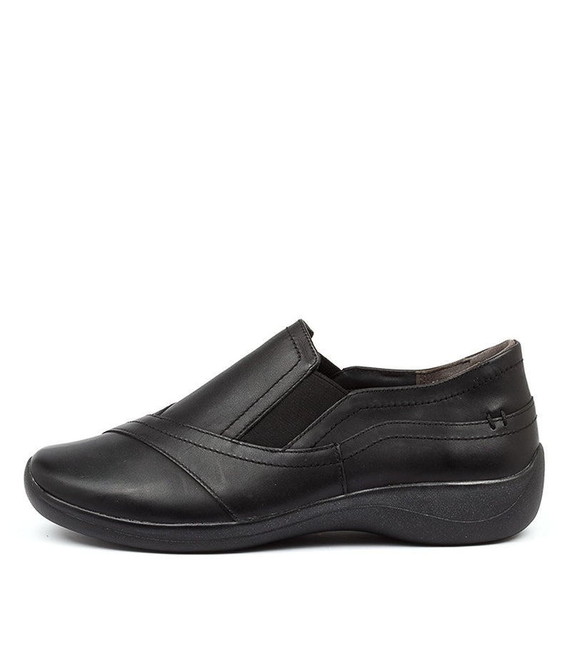 Women's Ziera Java in Black Leather sku: ZR10032BLALE