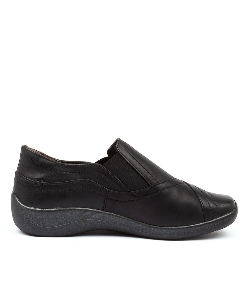 Women's Ziera Java in Black Leather sku: ZR10032BLALE