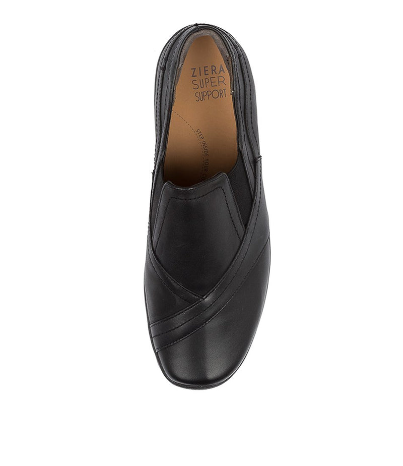 Women's Ziera Java in Black Leather sku: ZR10032BLALE