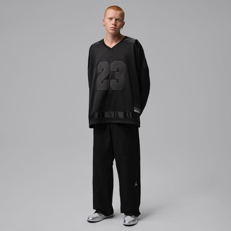 Men's black basketball jersey set with 23 graphic and matching pants