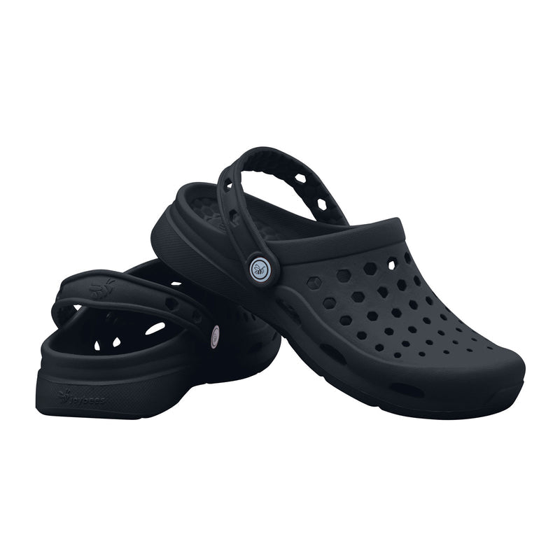 Joybees Active Clog (Unisex) - Black Sandal - Clog - The Heel Shoe Fitters
