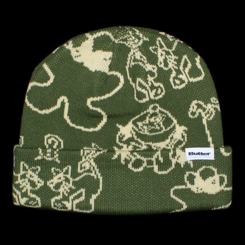 Butter Goods Jun Beanie : Army