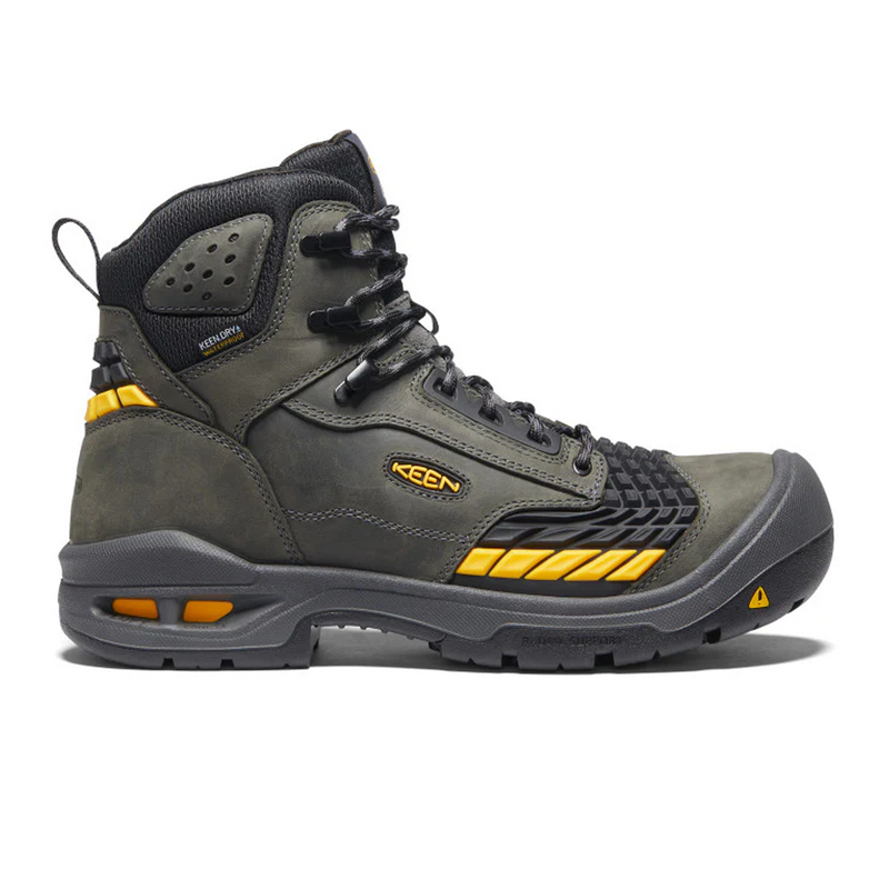 Keen Utility Troy 6" Waterproof Carbon Toe Boot (Men) - Magnet/Black Boots - Work - 6 Inch - The Heel Shoe Fitters