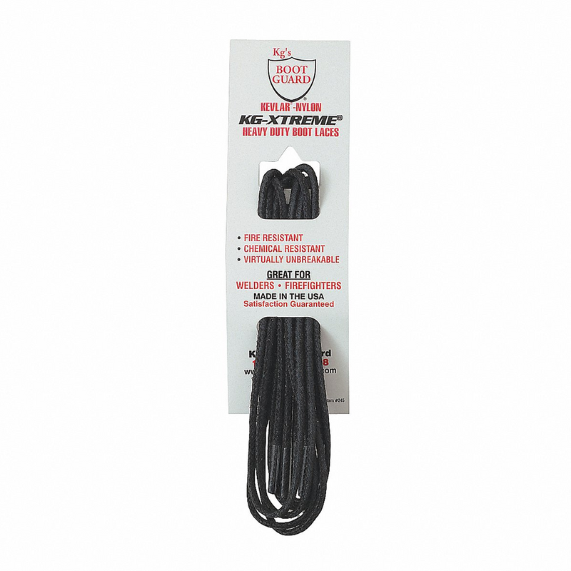 KG Kevlar Boot Lace - Black Accessories - Shoe Laces - The Heel Shoe Fitters