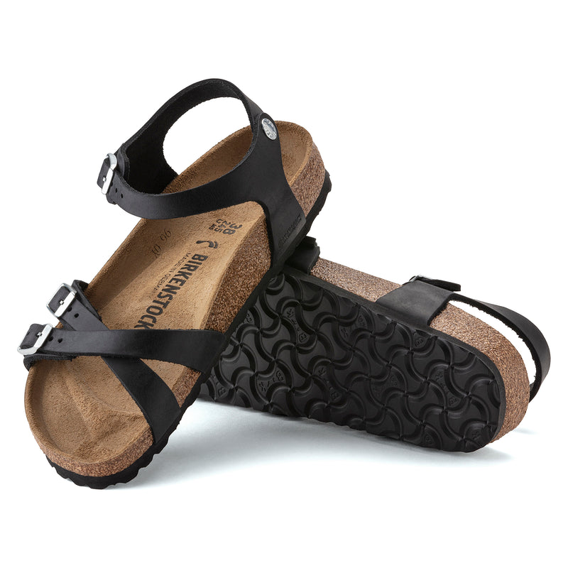 Kumba Black Oiled Leather