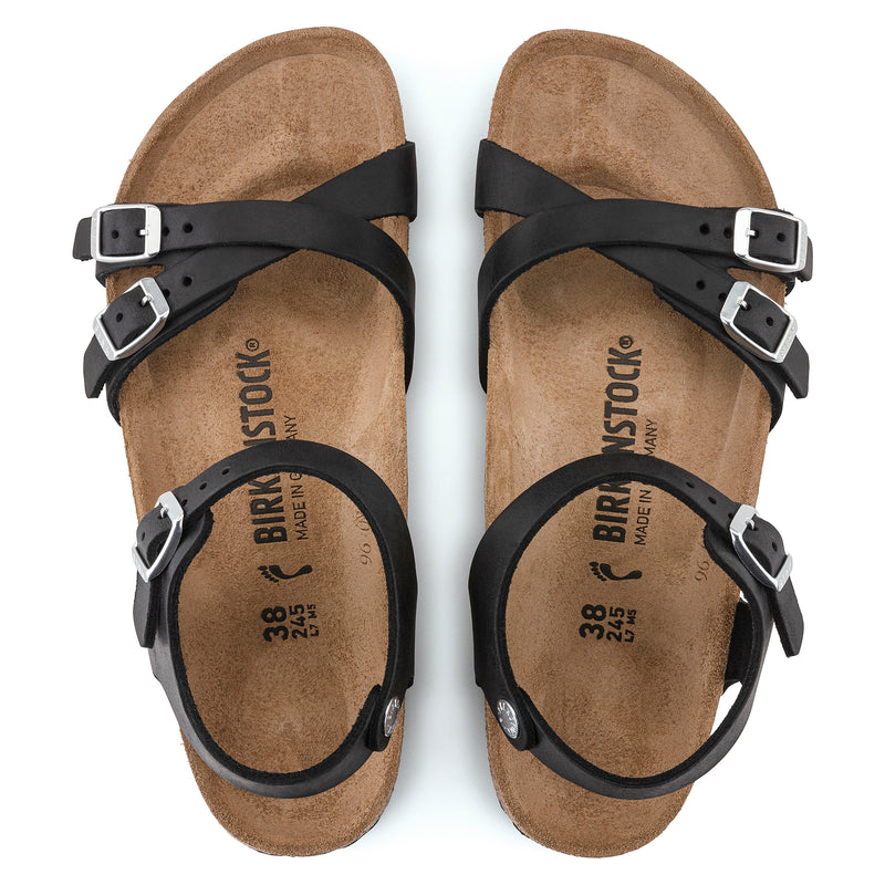 Kumba Black Oiled Leather