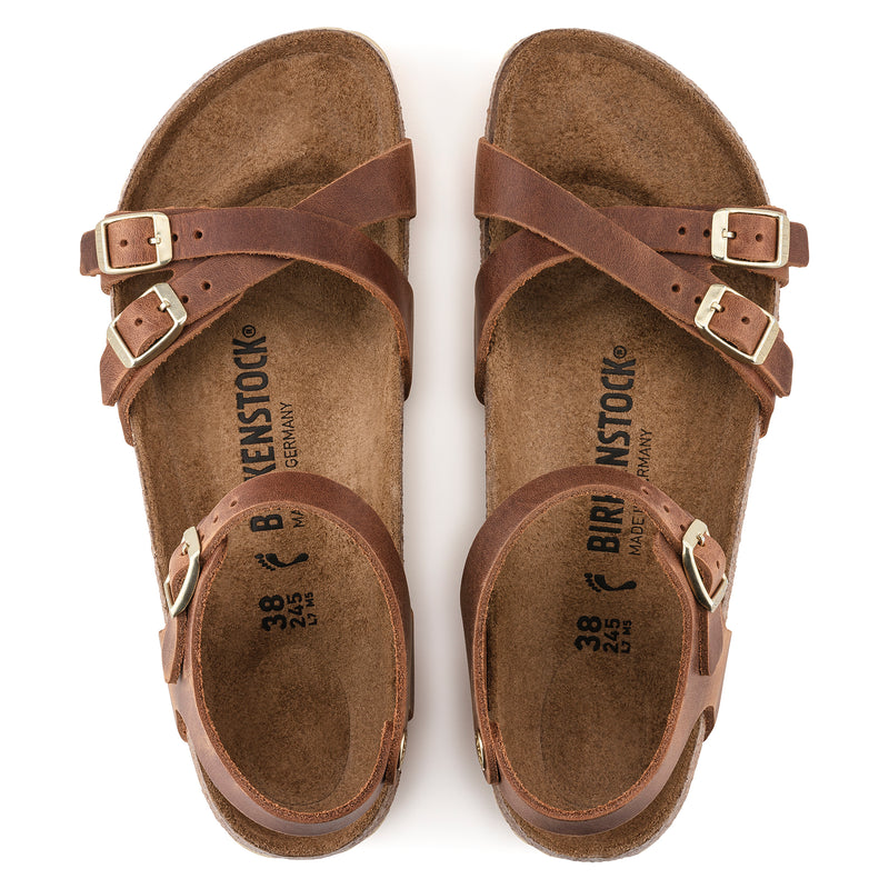 Kumba Cognac Oiled Leather