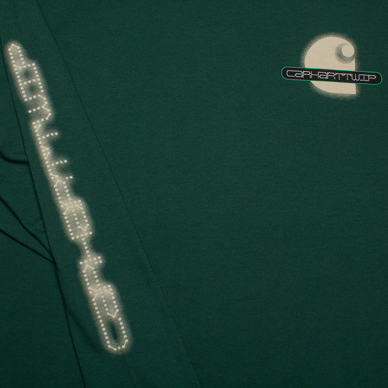 Carhartt WIP | L/S Electronics T-Shirt Style # I032373-1N9 Color : Discovery Green