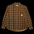 Carhartt WIP L/S Flint Shirt Wiley Check / Hamilton Brown