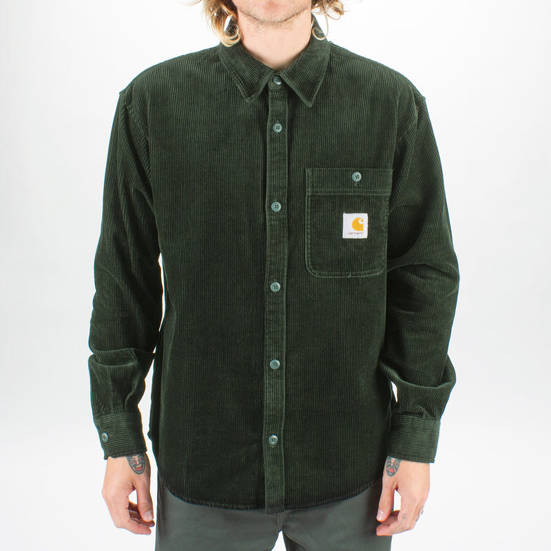 Carhartt WIP L/S Flint Shirt Dark Cedar