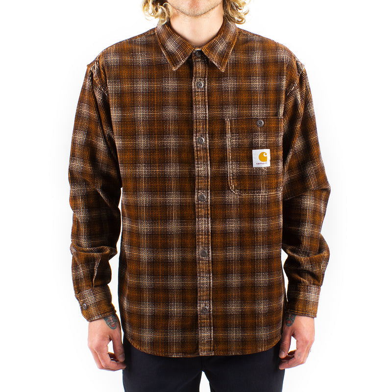 Carhartt WIP L/S Flint Shirt Wiley Check / Hamilton Brown