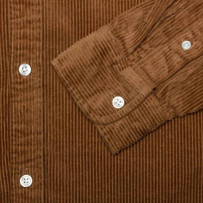 Carhartt WIP L/S Madison Cord Shirt Hamilton Brown / Black