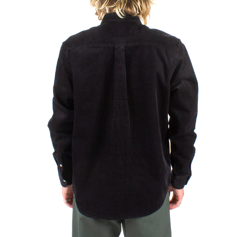 Carhartt WIP L/S Madison Cord Shirt Black / Wax