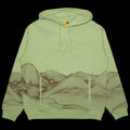 Dime Landscape Hoodie Color : Tea