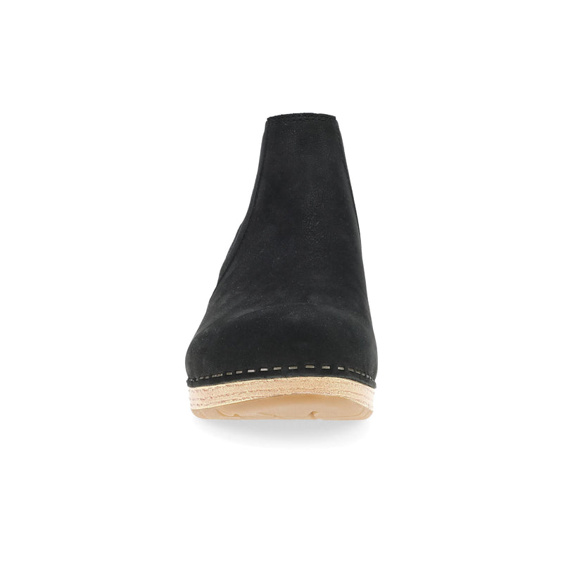 Toe image of Lane Black Milled Nubuck