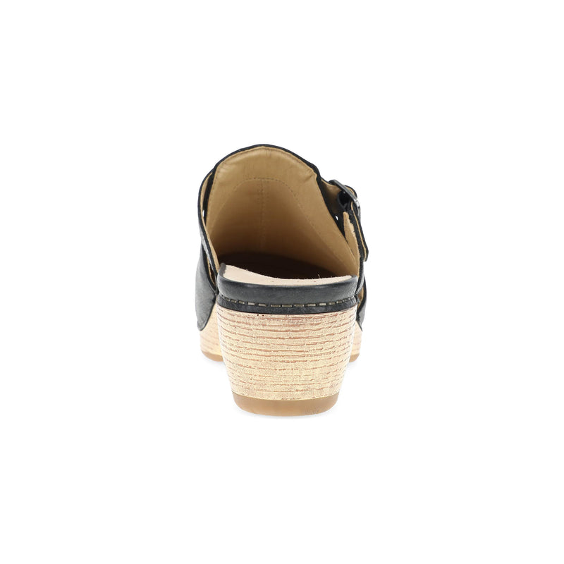 Heel image of Leandra Clog Black Leather